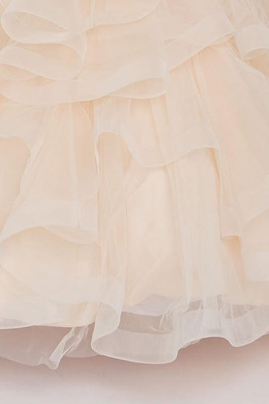 Tulle Illusion Sweetheart Ball Gown Dress with Bolero.