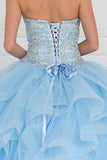 quinceanera dress Tulle Strapless Sweetheart Ball Gown Dress with Bolero