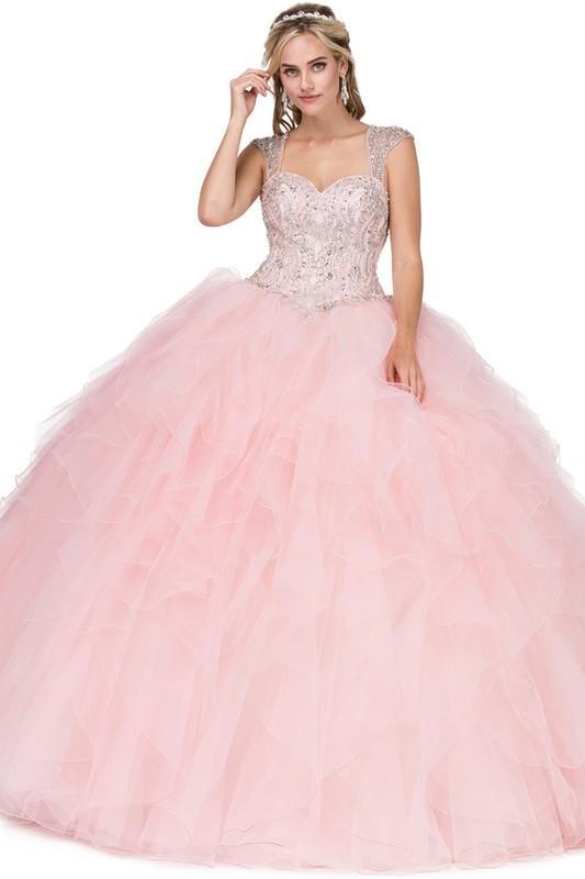 Flamante vestido de quinceaneras