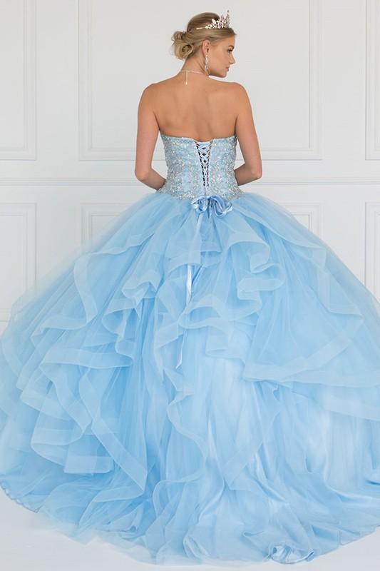 quinceanera dress Tulle Strapless Sweetheart Ball Gown Dress with Bolero