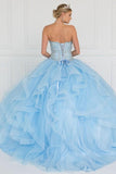 quinceanera dress Tulle Strapless Sweetheart Ball Gown Dress with Bolero