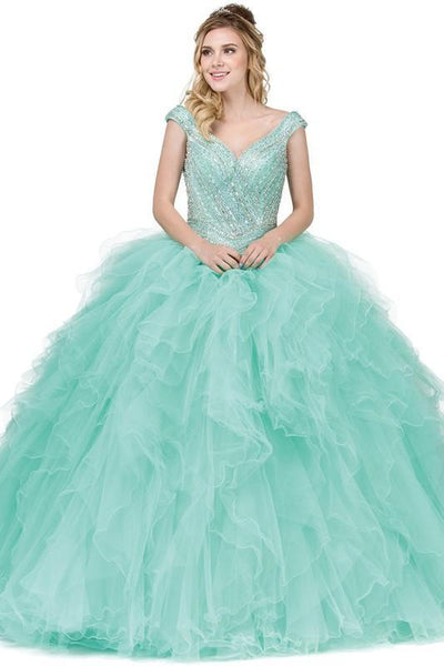 luminoso vestido de quinceaneras