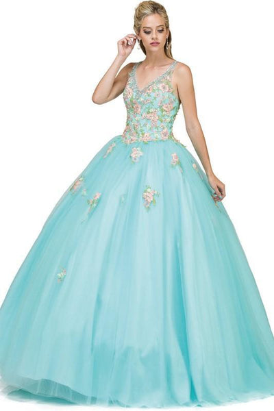 ADORABLE VESTIDO DE QUINCEANERAS