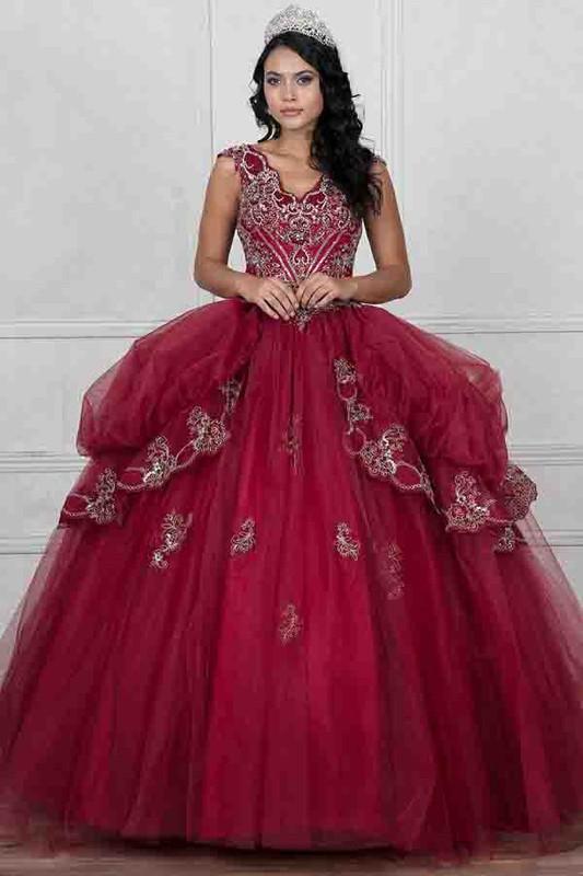 Brillante vestido de quinceaneras