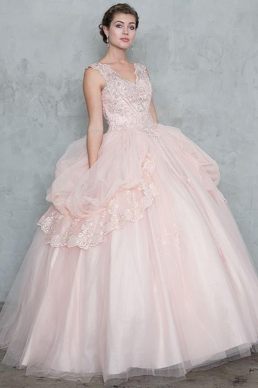 Brillante vestido de quinceaneras