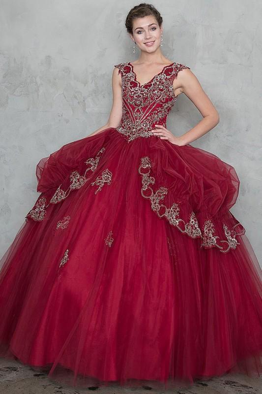 Brillante vestido de quinceaneras